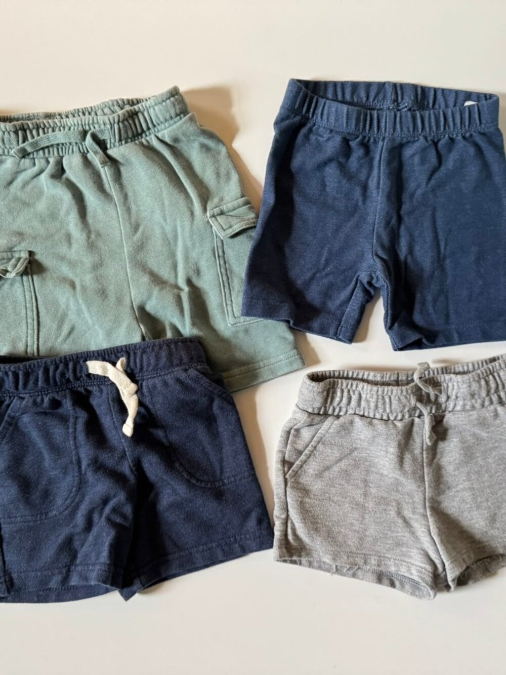 3T Bundle of 4 Blue & Gray Shorts